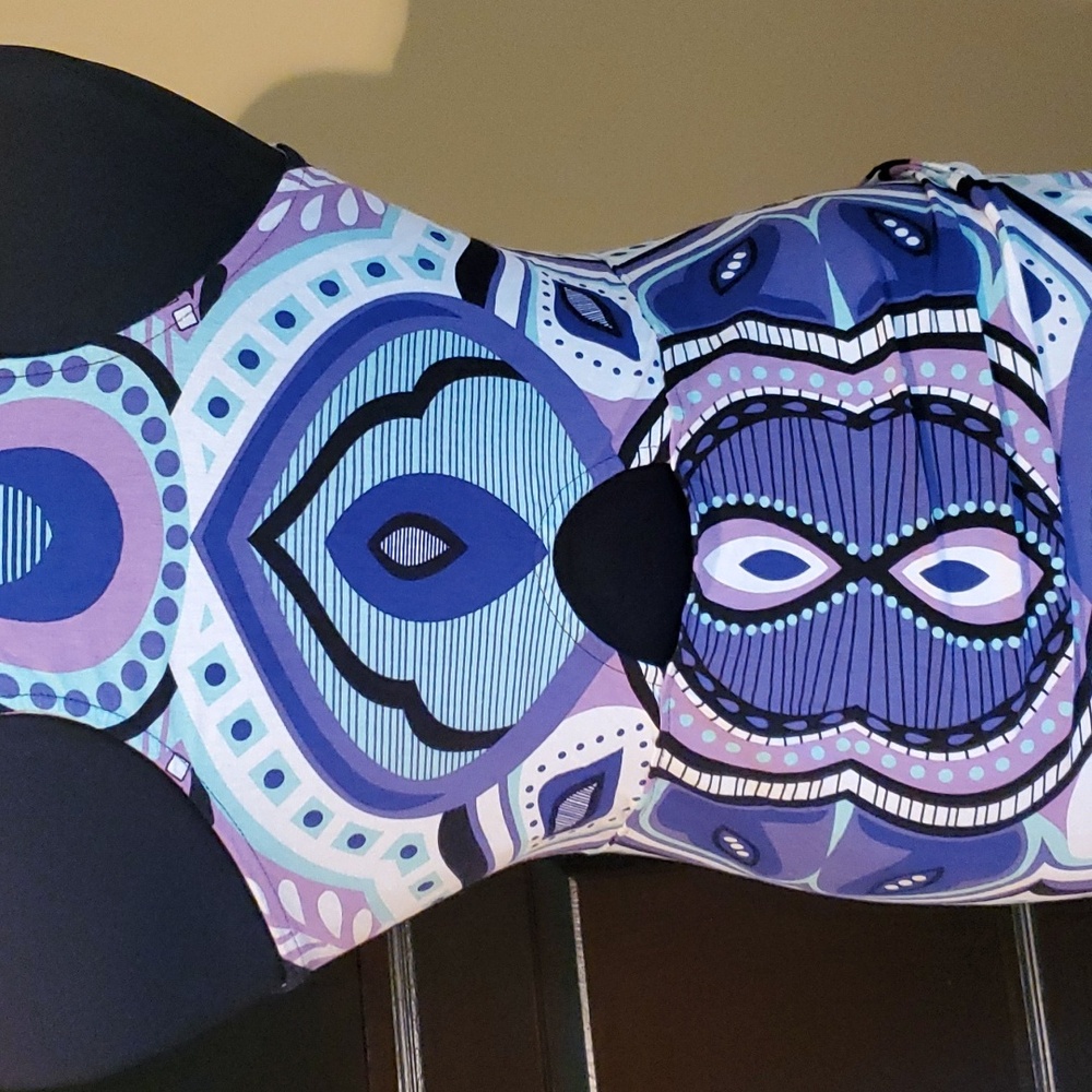 Women's pattern maxi dress - Picture 3 of 4